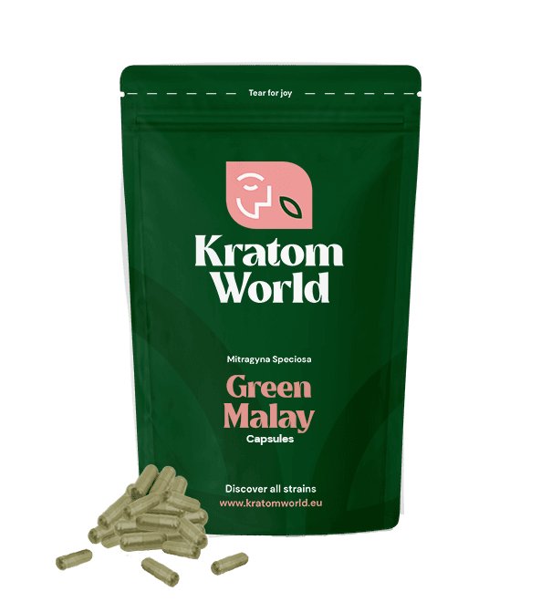 Green Malay kratom capsules - Kratom World