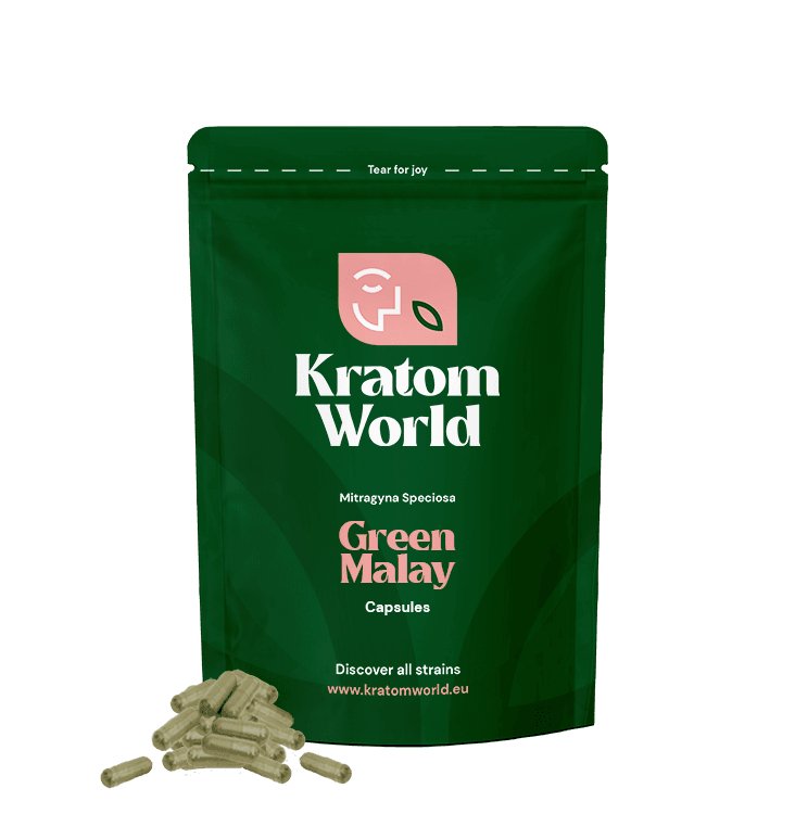 Green Malay kratom capsules - Kratom World