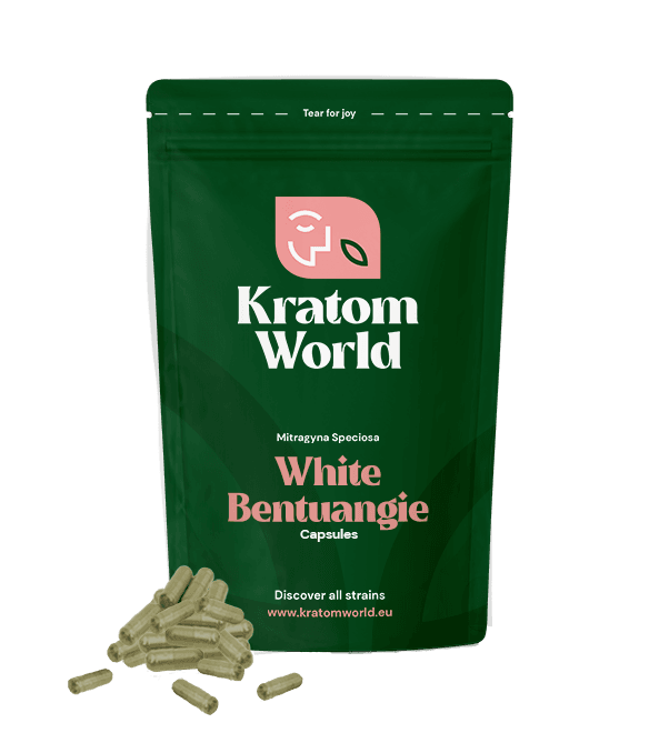 White Bentuangie kratom capsules - Kratom World