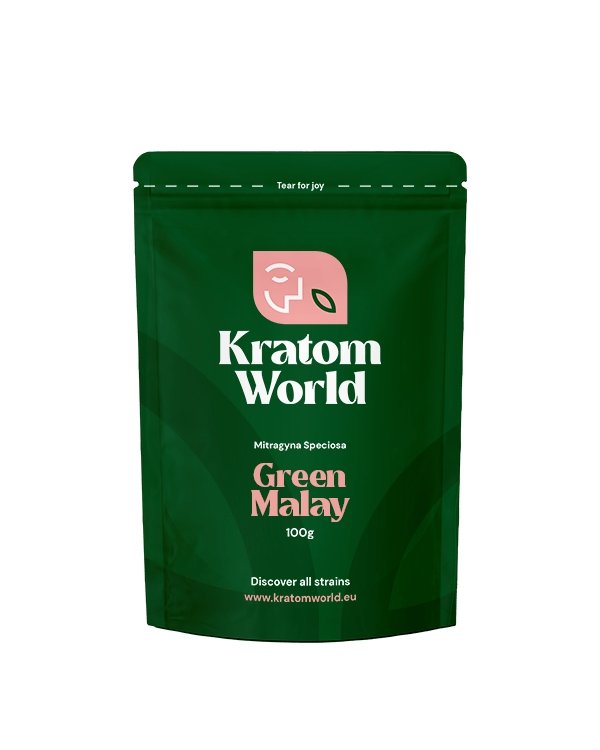 Green Malay kratom 100 grams - Kratom World