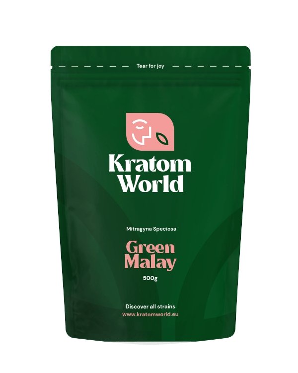 Green Malay kratom 500 grams - Kratom World